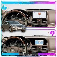 Штатная магнитола Element для Mercedes-Benz E-Класс IV (W212, S212, C207) 2009-2013 экран 10" 4/64 QLED CarPlay 4G Wi-Fi GPS 360 Prime