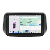 Штатная магнитола Element для Hyundai Santa Fe IV 2018-2021 экран 10" 4/64 QLED CarPlay 4G Wi-Fi GPS 360 Prime