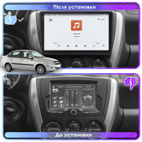 Штатная магнитола Element для LADA (ВАЗ) Granta I 2011-2018 экран 9" 4/64 QLED CarPlay 4G Wi-Fi GPS 360 Prime