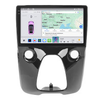 Штатная магнитола Element для Peugeot 108 2014-2021 экран 10" 4/64 QLED CarPlay 4G Wi-Fi GPS 360 Prime