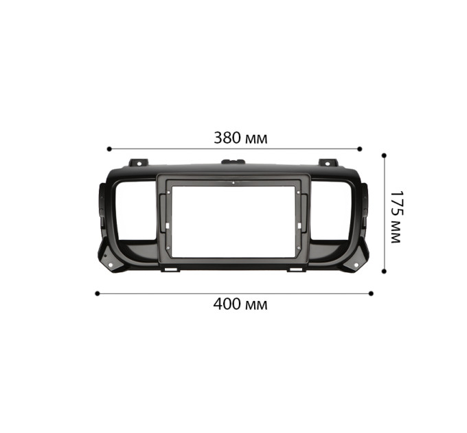 Перехідна рамка Citroen Jumpy Spacetourer 2016+ Opel Zafira Life Vivaro 2019+ Peugeot Expert Traveller 2016+