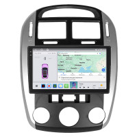 Штатная магнитола Element для Kia Cerato I Рестайлинг 2006-2009 экран 9" 4/64 QLED CarPlay 4G Wi-Fi GPS 360 Prime
