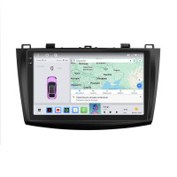 Штатная магнитола Element для Mazda 3 II (BL) 2008-2011 экран 9" 4/64 QLED CarPlay 4G Wi-Fi GPS 360 Prime