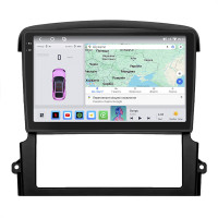 Штатная магнитола Element для Kia Sorento I Рестайлинг 2006-2011 экран 9" 4/64 QLED CarPlay 4G Wi-Fi GPS 360 Prime