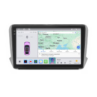 Штатная магнитола Element для Peugeot 2008 I 2013-2016 экран 10" 4/64 QLED CarPlay 4G Wi-Fi GPS 360 Prime