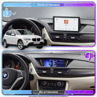 Штатная магнитола Element для BMW X1 I (E84) 2009-2012 экран 10" 4/64 QLED CarPlay 4G Wi-Fi GPS 360 Prime