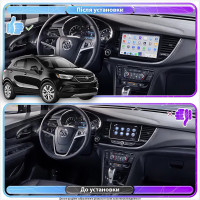 Штатная магнитола Element для Buick Encore I Рестайлинг 2016-2019 экран 9" 4/64 QLED CarPlay 4G Wi-Fi GPS 360 Prime