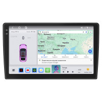 Штатная магнитола Element для Chrysler Aspen 2006-2008 экран 9" 4/64 QLED CarPlay 4G Wi-Fi GPS 360 Prime