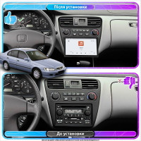 Штатная магнитола Element для Honda Accord VI 1997-2002 экран 9" 4/64 QLED CarPlay 4G Wi-Fi GPS 360 Prime