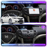 Штатная магнитола Element для Honda Accord VIII 2007-2011 экран 9" 4/64 QLED CarPlay 4G Wi-Fi GPS 360 Prime