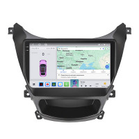 Штатная магнитола Element для Hyundai Avante V ver 2 2010-2015 экран 9" 4/64 QLED CarPlay 4G Wi-Fi GPS 360 Prime