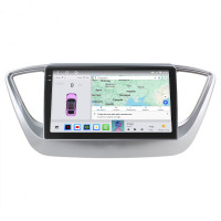 Штатная магнитола Element для Hyundai Solaris II 2017-2020 экран 9" 4/64 QLED CarPlay 4G Wi-Fi GPS 360 Prime
