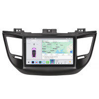 Штатная магнитола Element для Hyundai Tucson III 2015-2018 экран 9" 4/64 QLED CarPlay 4G Wi-Fi GPS 360 Prime