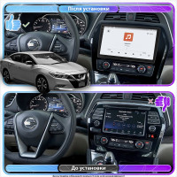 Штатная магнитола Element для Nissan Maxima VIII (A36) 2015-2018 экран 10" 4/64 QLED CarPlay 4G Wi-Fi GPS 360 Prime