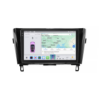 Штатная магнитола Element для Nissan Rogue II Рестайлинг 2016-2020 экран 10" 4/64 QLED CarPlay 4G Wi-Fi GPS 360 Prime