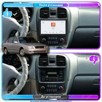 Штатная магнитола Element для Kia Optima I 2000-2002 экран 9" 4/64 QLED CarPlay 4G Wi-Fi GPS 360 Prime
