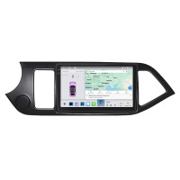 Штатная магнитола Element для Kia Picanto II Рестайлинг 2015-2017 экран 9" 4/64 QLED CarPlay 4G Wi-Fi GPS 360 Prime