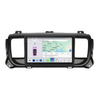 Штатная магнитола Element для Peugeot Traveller I 2016-н.в. экран 9" 4/64 QLED CarPlay 4G Wi-Fi GPS 360 Prime