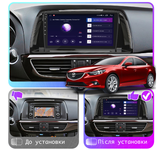 Штатна магнітола Mazda 6 (GJ) 2012-2015 Element Prime 2/32 4G CarPlay