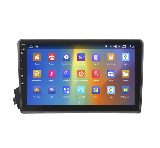 Штатна магнітола SsangYong Actyon 2005-2011 Element Prime 4/64 4G CarPlay