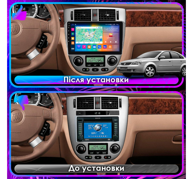 Штатна магнітола Buick Excelle 2004-2007 Element Prime 2/32 4G CarPlay