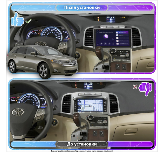 Штатна магнітола Toyota Venza 2008-2012 Element 1/16