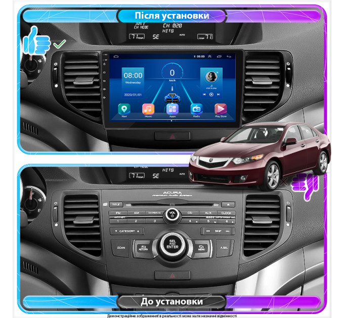 Штатна магнітола Acura TSX 2008-2014 Element 4/32