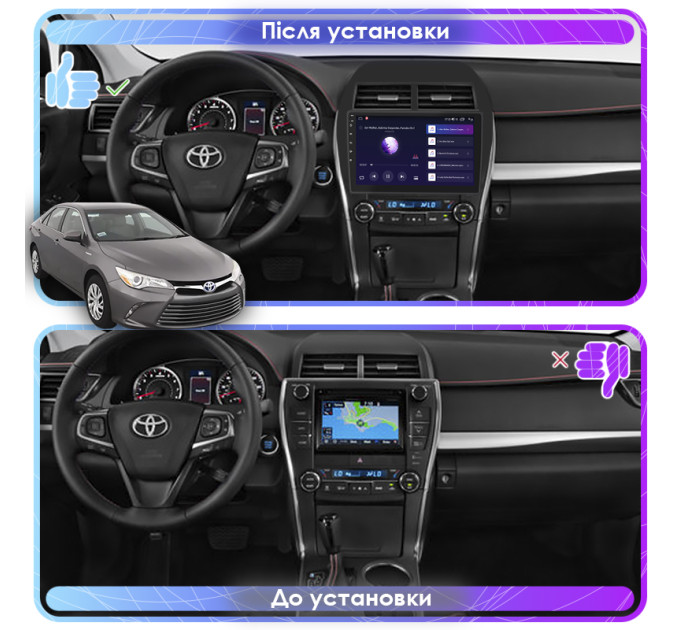 Штатна магнітола Toyota Camry (USA) (V55) 2011-2015 Element 1/16
