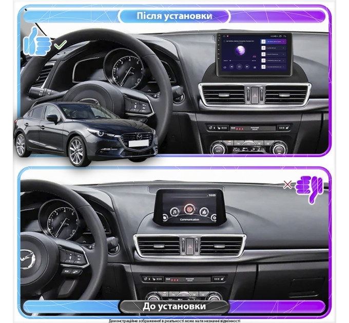 Штатна магнітола Mazda 3 (BM) 2016-2019 Element 4/32 4G CarPlay
