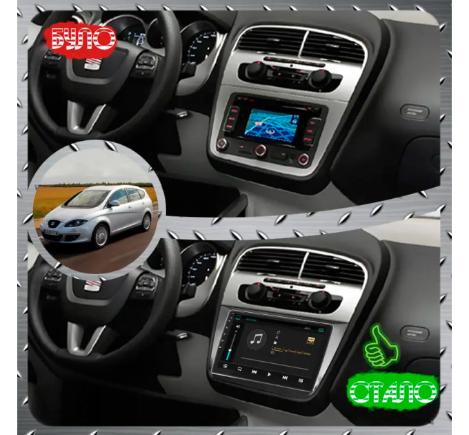 Штатна магнітола SEAT Altea 2004-2009 Element 4/32 4G CarPlay