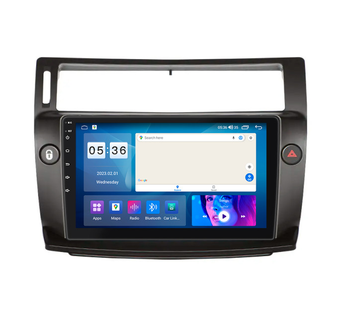 Штатна магнітола Citroen C4 2004-2014 Element Prime 4/64 CarPlay 4G