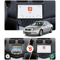 Штатная магнитола Element для Honda Accord VII 2002-2006 экран 10" 4/64 QLED CarPlay 4G Wi-Fi GPS 360 Prime