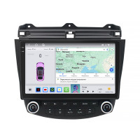 Штатная магнитола Element для Honda Accord VII 2002-2006 экран 10" 4/64 QLED CarPlay 4G Wi-Fi GPS 360 Prime