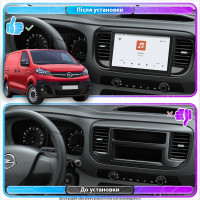 Штатная магнитола Element для Opel Vivaro C 2019-н.в. экран 9" 4/64 QLED CarPlay 4G Wi-Fi GPS 360 Prime