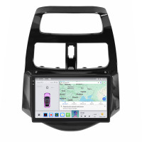 Штатная магнитола Element для Chevrolet Spark III 2009-2016 экран 9" 4/64 QLED CarPlay 4G Wi-Fi GPS 360 Prime