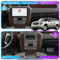 Штатная магнитола Element для GMC Yukon III (GMT900) 2006-2014 экран 10" 4/64 QLED CarPlay 4G Wi-Fi GPS 360 Prime