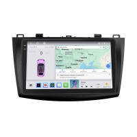 Штатная магнитола Element для Mazda 3 II (BL) Рестайлинг 2011-2013 экран 9" 4/64 QLED CarPlay 4G Wi-Fi GPS 360 Prime
