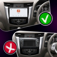 Штатная магнитола Element для Nissan Navara (Frontier) IV (D23) 2014-н.в. экран 9" 4/64 QLED CarPlay 4G Wi-Fi GPS 360 Prime