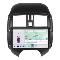 Штатная магнитола Element для Nissan Versa II 2012-2014 экран 9" 4/64 QLED CarPlay 4G Wi-Fi GPS 360 Prime