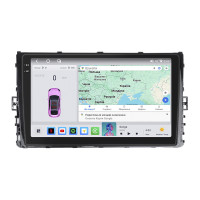 Штатная магнитола Element для Volkswagen Polo VI (EU Market) 2017-2021 экран 9" 4/64 QLED CarPlay 4G Wi-Fi GPS 360 Prime