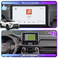 Штатная магнитола Element для Toyota RAV4 V (XA50) 2018-н.в. экран 10" 4/64 QLED CarPlay 4G Wi-Fi GPS 360 Prime