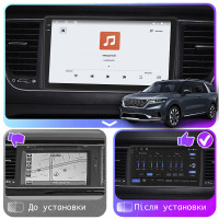 Штатная магнитола Element для Kia Carnival IV 2020-н.в. экран 9" 4/64 QLED CarPlay 4G Wi-Fi GPS 360 Prime