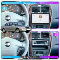 Штатная магнитола Element для Kia Optima I Рестайлинг 2002-2005 экран 9" 4/64 QLED CarPlay 4G Wi-Fi GPS 360 Prime