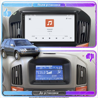 Штатная магнитола Element для Lexus RX I 1997-2003 экран 9" 4/64 QLED CarPlay 4G Wi-Fi GPS 360 Prime