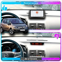 Штатная магнитола Element для Opel Meriva B 2010-2014 экран 9" 4/64 QLED CarPlay 4G Wi-Fi GPS 360 Prime