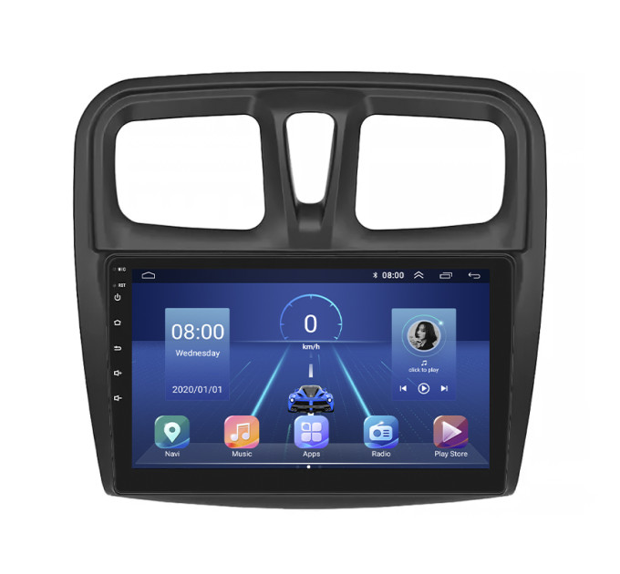 Штатна магнітола Renault Sandero 2013-2018 Element 6/128 4G CarPlay