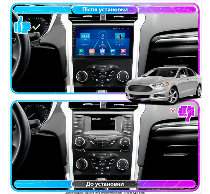 Штатна магнітола Ford Mondeo 2014-2019 Element 4/32