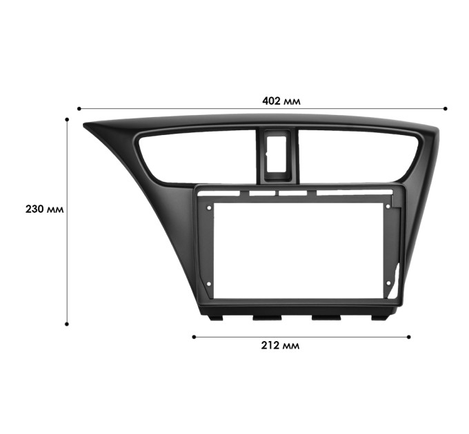 Перехідна рамка Honda Civic Hatchback 2012-2017 (0000)