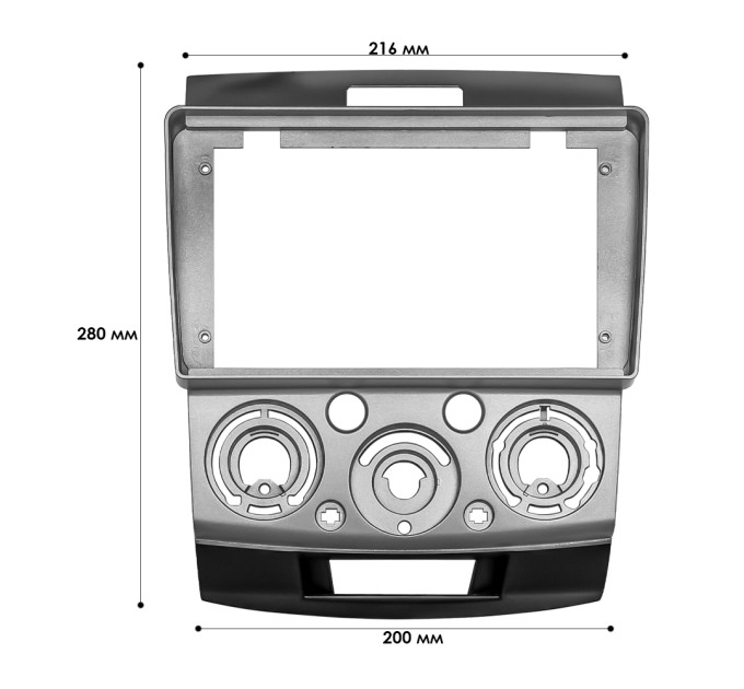 Перехідна рамка Ford Ranger 2006-2010 Everest 2006+ Mazda BT-50 2006-2011 (1182)