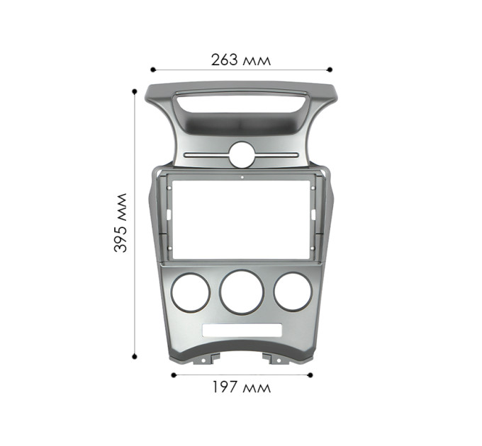 Перехідна рамка Kia Carens UN 2006-2012 Manual AC (6921)